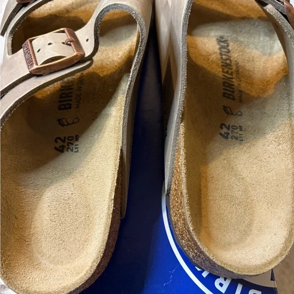 arizona bs tobacco brown NIB Birkenstock Unisex Arizona BS in Tobacco Brown Size 42